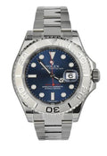 YACHT-MASTER 40 Blue Dial Platinum and Steel Mens Watch 116622.