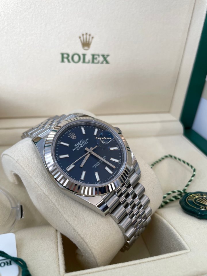 Datejust 41mm 126334 Blue Index Jubilee 2021.