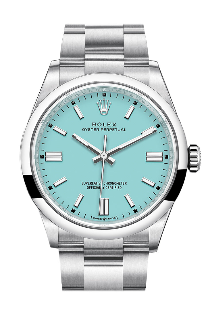 Oyster Perpetual 36 Turquoise Dial Oyster Bracelet Watch 126000.