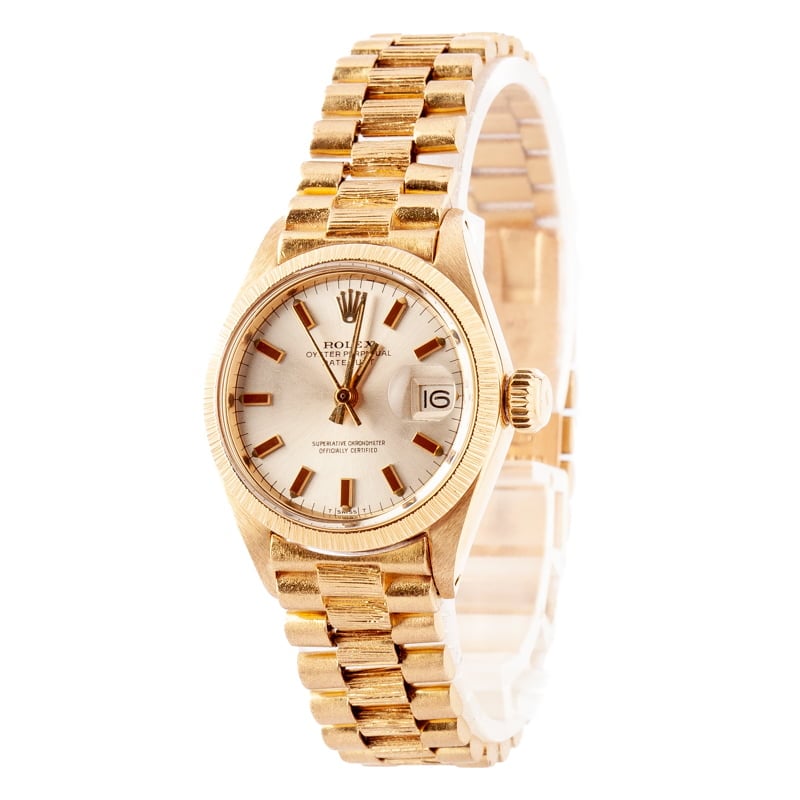 Ladies Rolex President 6927 Silver Dial