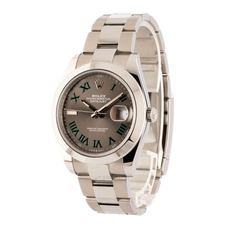 Rolex Datejust 41 Ref 126300 Roman Dial