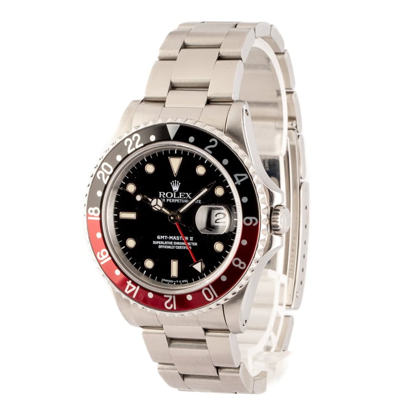Men's Rolex GMT-Master II 16710 Stainless Steel