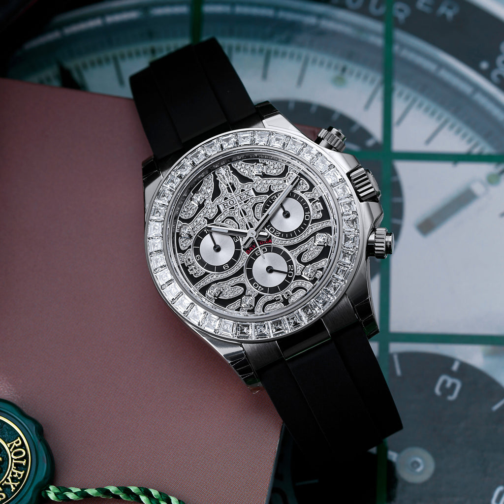 Rolex Daytona 116589TBR "Eye of the Tiger" White Gold UNWORN