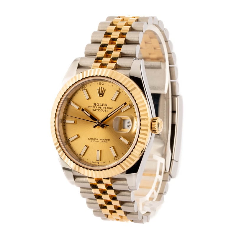 Rolex Datejust 41 Ref 126333 Champagne