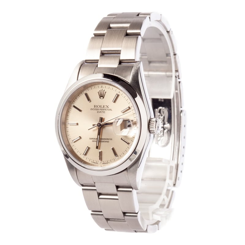 Rolex Date 15200 Silver Dial