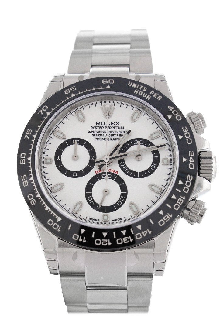Cosmograph Daytona 40 White Dial Stainless Steel Oyster Men's Watch 116500LN 116500.