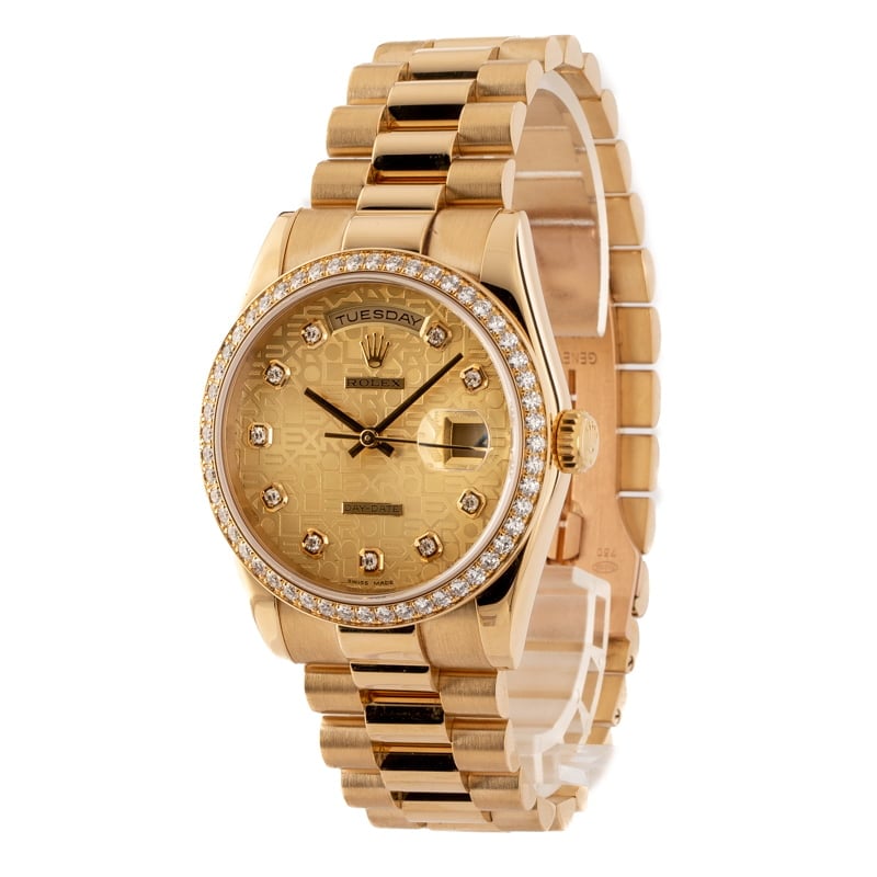 Rolex President Day-Date 118348 Yellow Gold