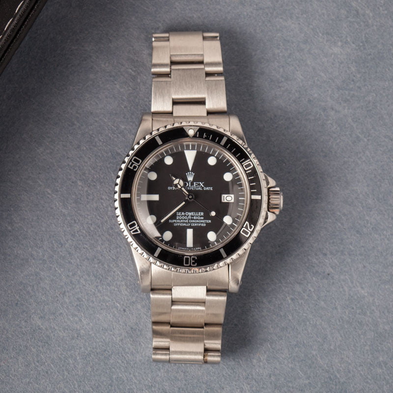 Mens Vintage Rolex Sea-Dweller 1665 Great White