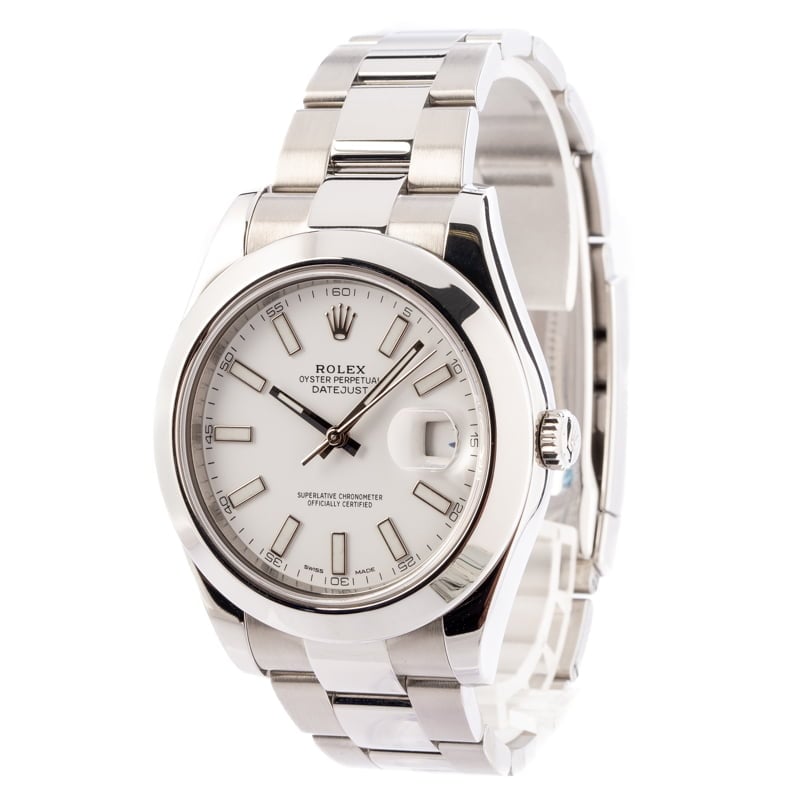 Rolex Datejust II 116300 White