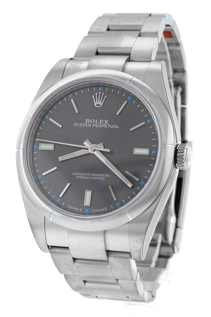 OYSTER PERPETUAL 39 Rhodium Dial Men's Watch 114300.
