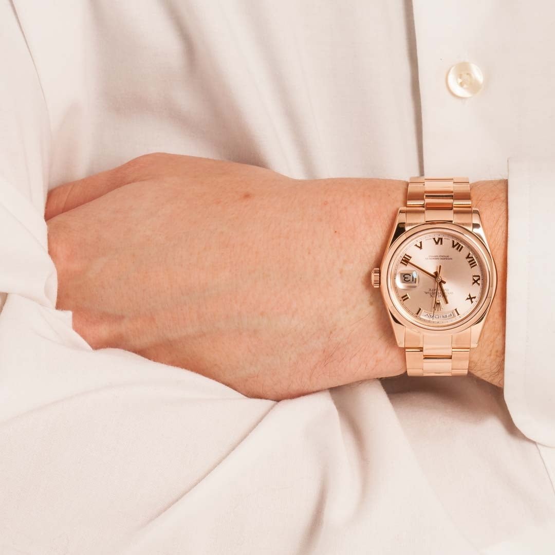 Rolex Day-Date 118205 18k Rose Gold