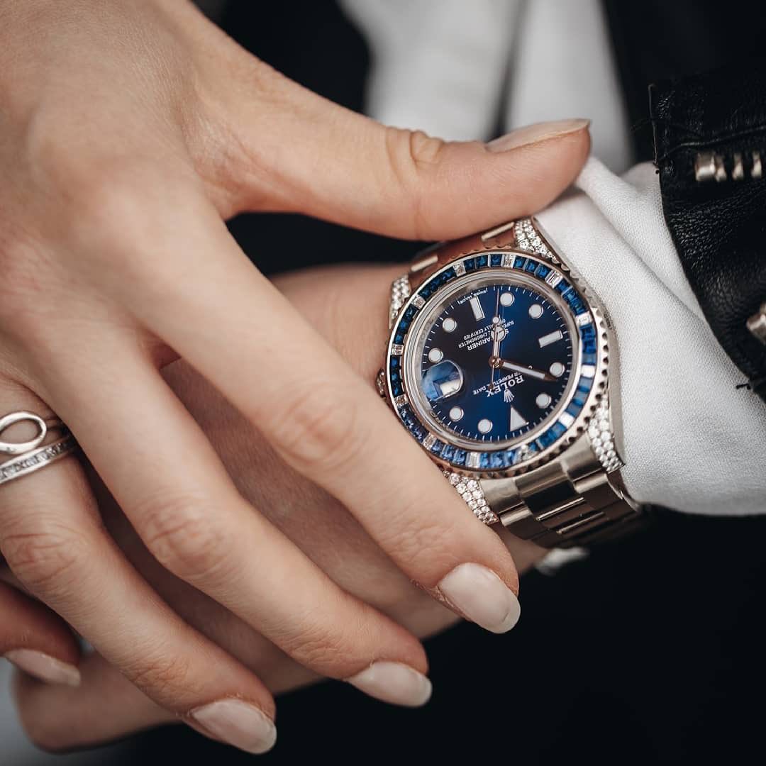 Rolex Submariner Date 116659SABR 18K White Gold Diamonds Sapphires UNWORN