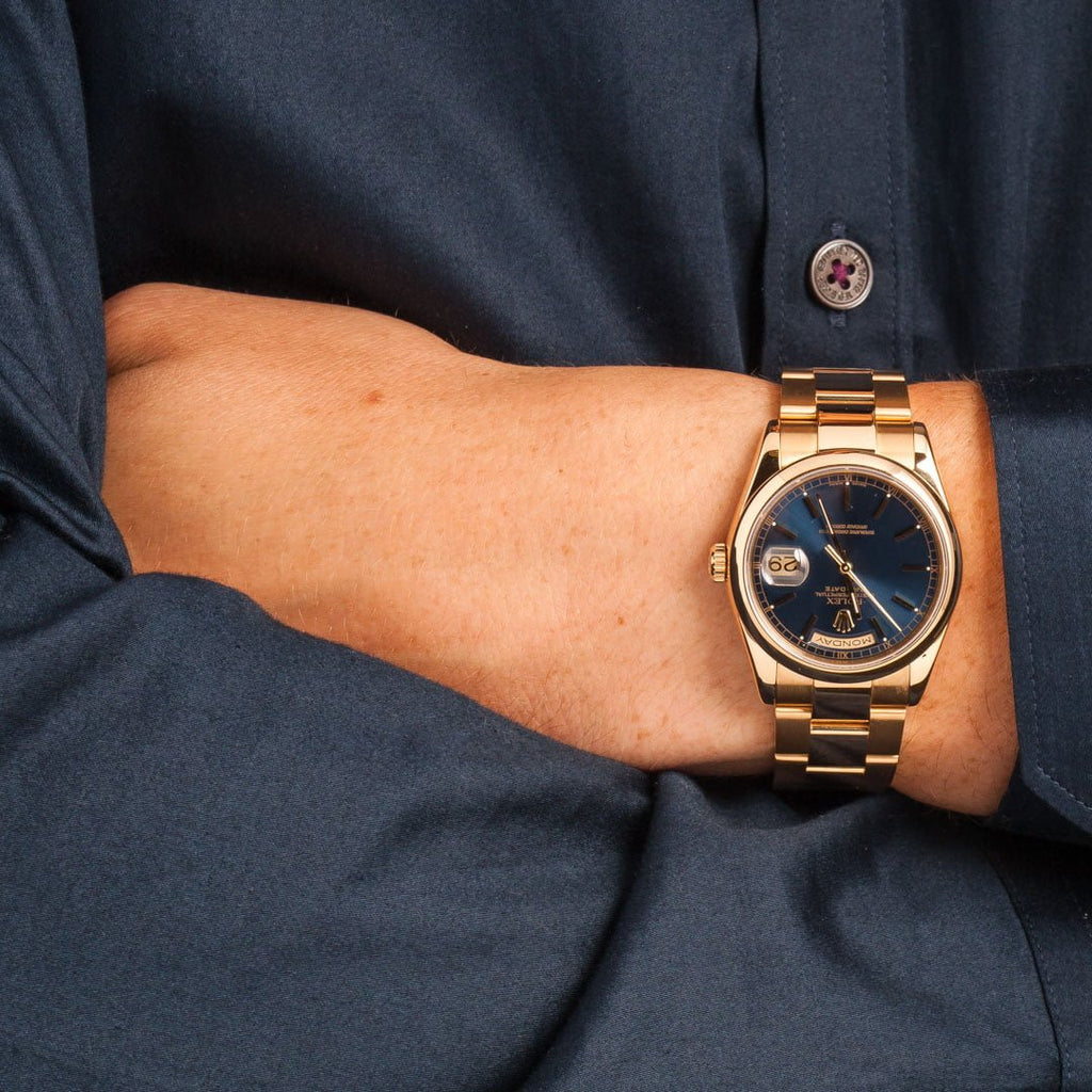 Rolex Day-Date 118208 Blue Dial