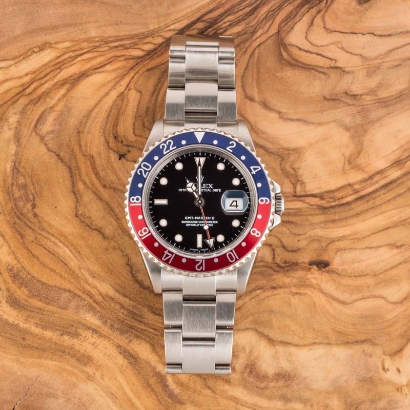 Rolex GMT-Master II 16710 'Pepsi' Bezel Insert