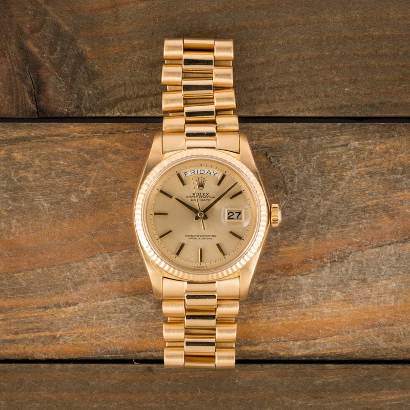 Rolex Day-Date President 1803 Champagne Dial