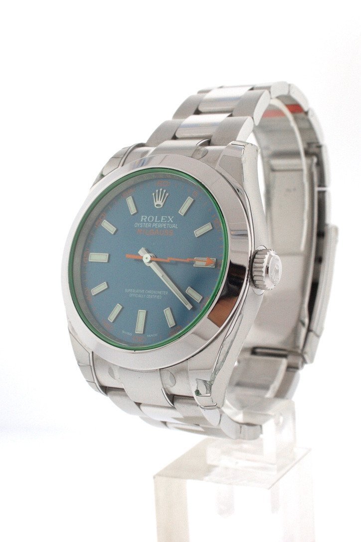 Milgauss Blue Dial Stainless Steel Men's Watch 116400GV.