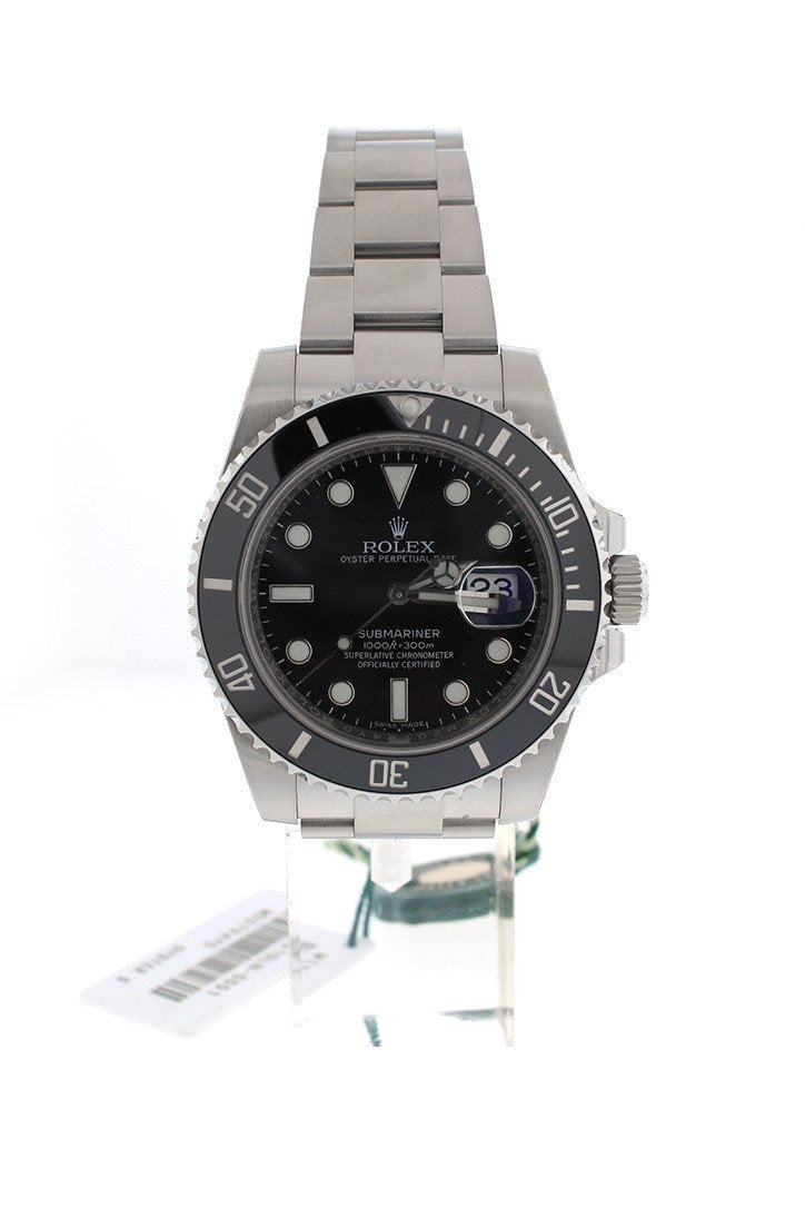 Submariner Date 40 Black Dial Mens watch 116610LN 116610.