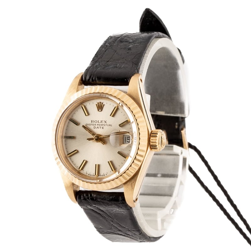 Rolex Ladies Date 6917 Silver Dial
