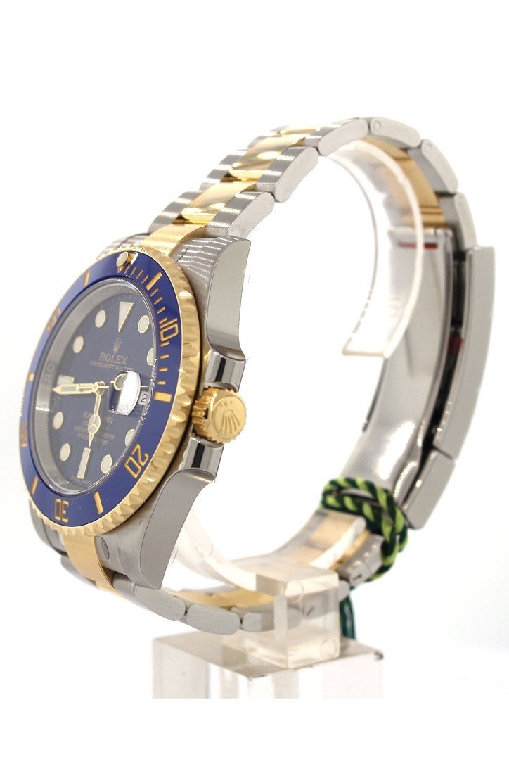 Submariner Date 40 Blue Dial Gold and Steel Watch 116613LB 116613.