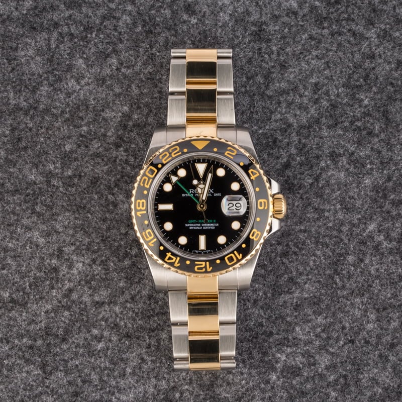 Rolex GMT Master II Ref 116713 Steel & Gold