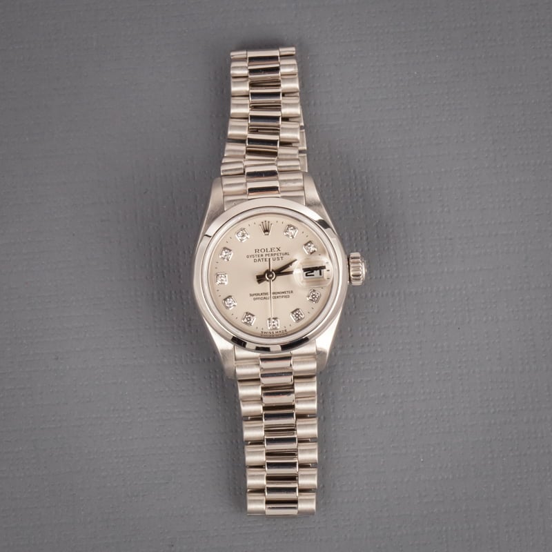 Ladies Rolex President 79166 Diamond Dial