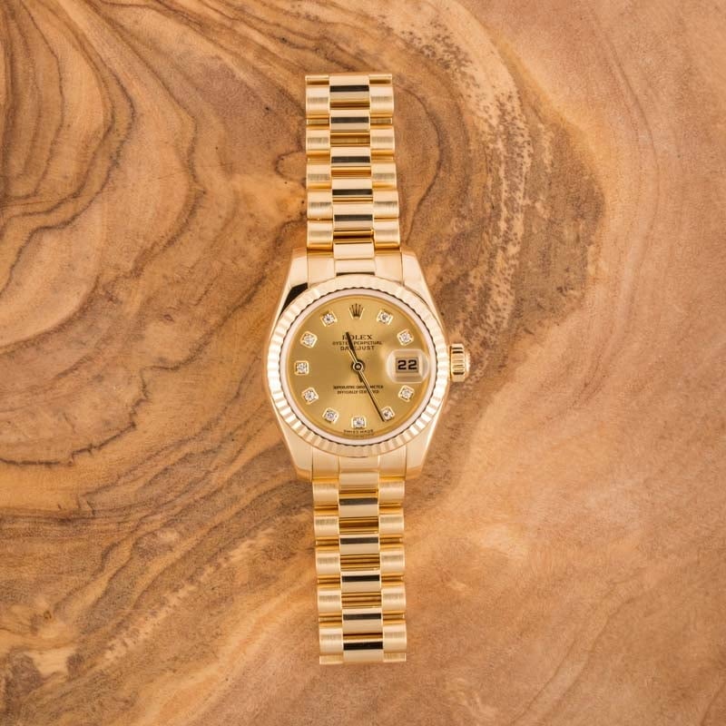 Rolex Ladies President 179178 Yellow Gold