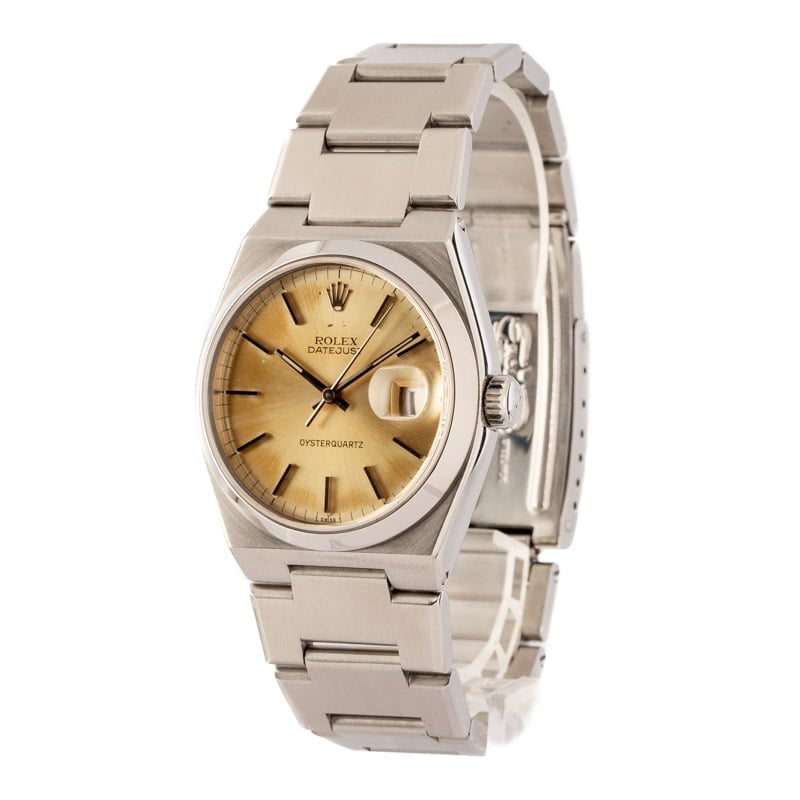 Rolex Oysterquartz Datejust 17000 Steel Integral