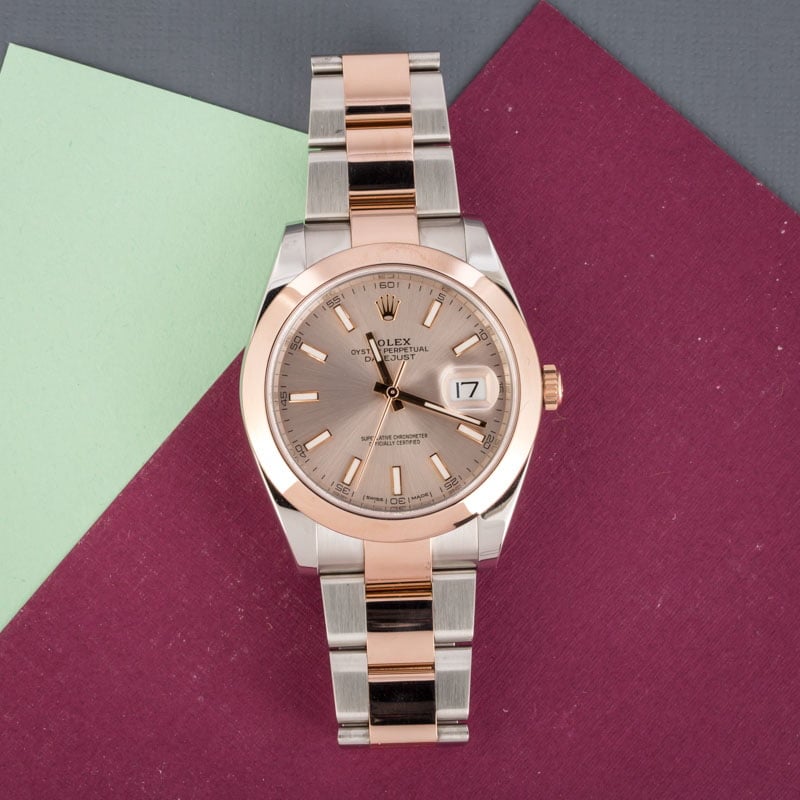 Rolex Datejust 41 Ref 126301 Sundust Dial