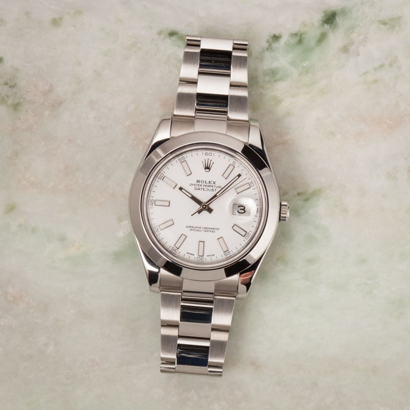 Rolex Datejust II 116300 White