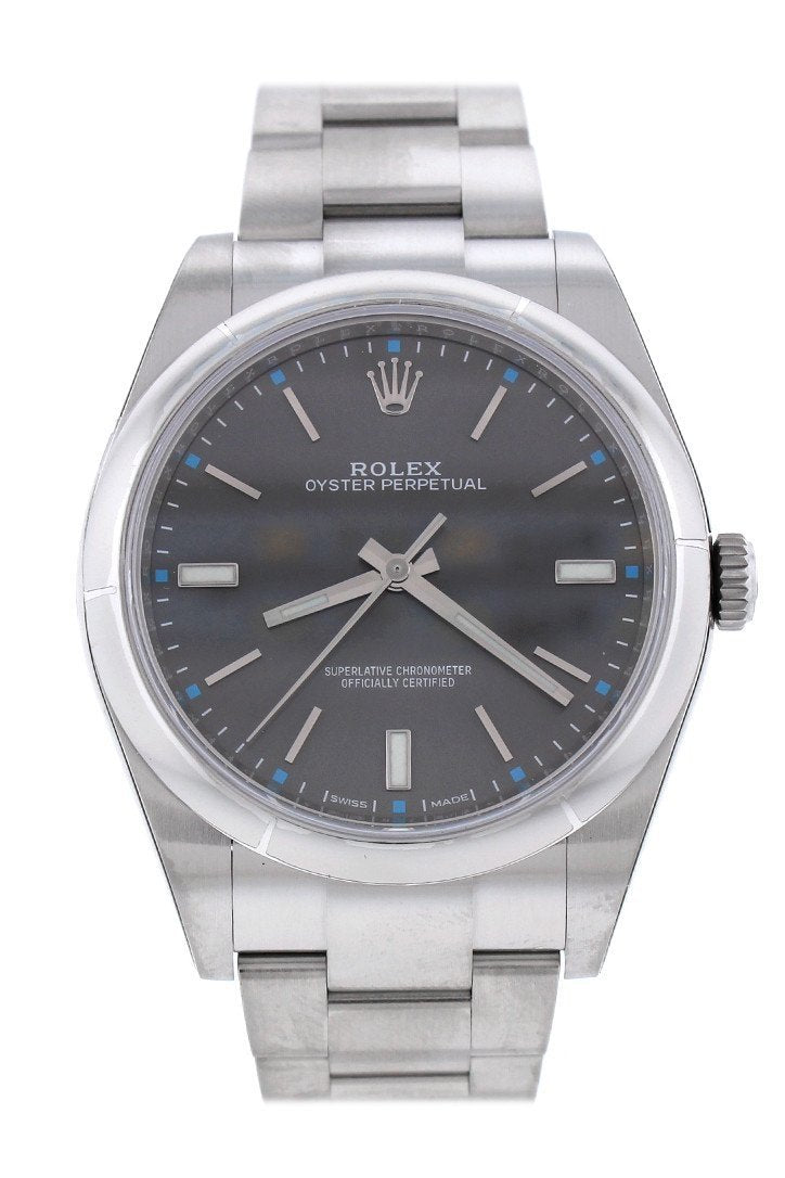 OYSTER PERPETUAL 39 Rhodium Dial Men's Watch 114300.