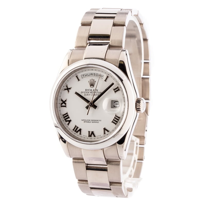 Rolex Day-Date 118209 White Gold