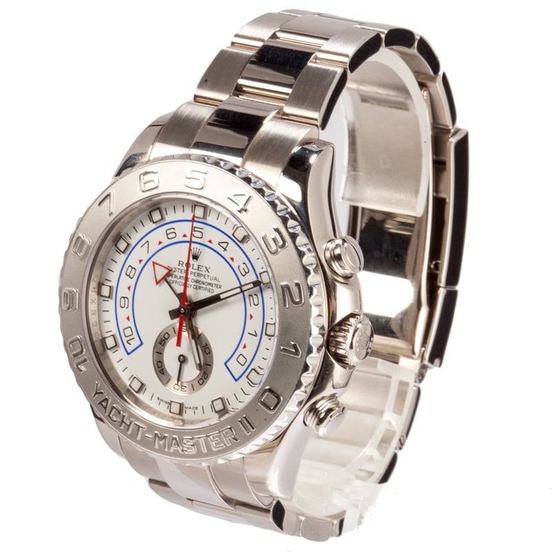 Rolex Yacht-Master II Ref 116689 White Gold