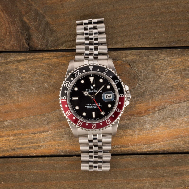 Mens Rolex GMT-Master II Ref 16710 Coke