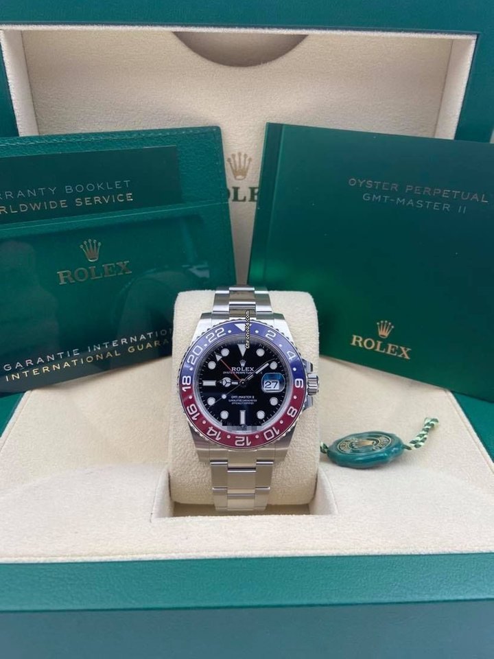 GMT-Master II Pepsi Oyster Bracelet 126710BLRO 2021 Unworn.