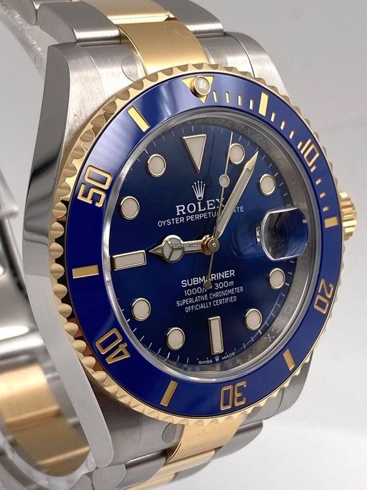 Submariner Date 41mm Blue Dial Two Tone 126613LB 2021 Unworn.