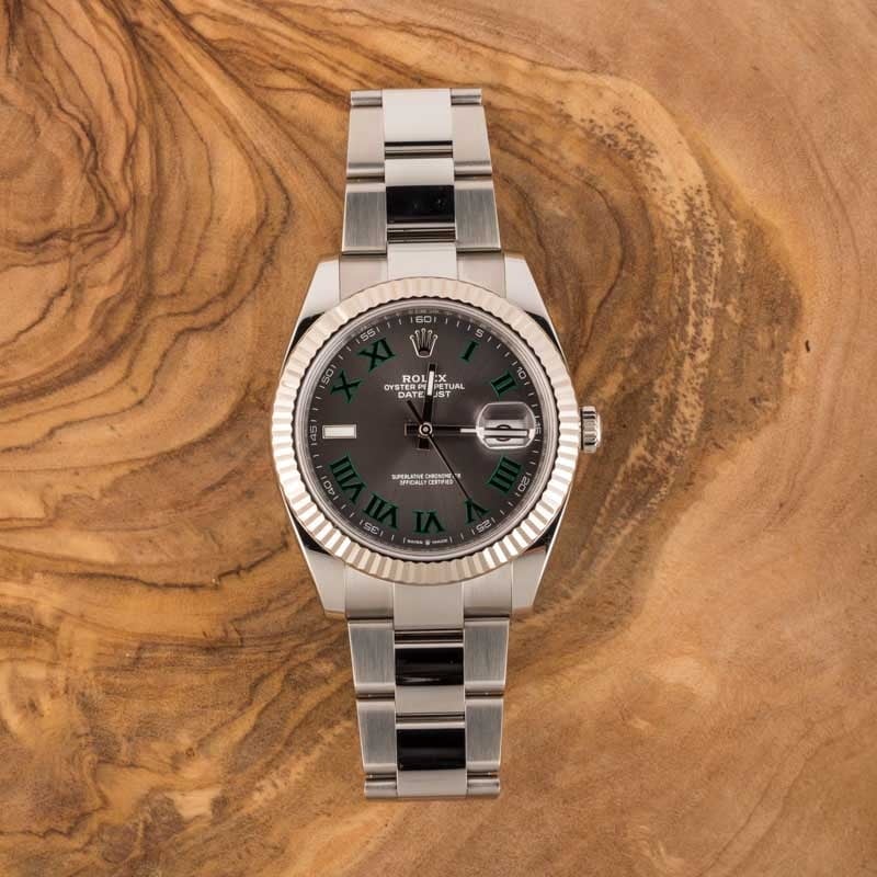 Rolex Datejust 41 126334 Wimbledon Dial