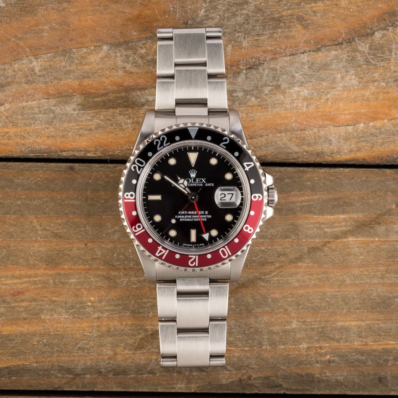 Men's Rolex GMT-Master II 16710 Stainless Steel