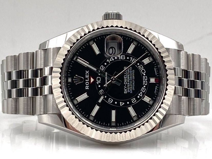 Sky-Dweller Black Jubilee Bracelet 326934 2021 Unworn.