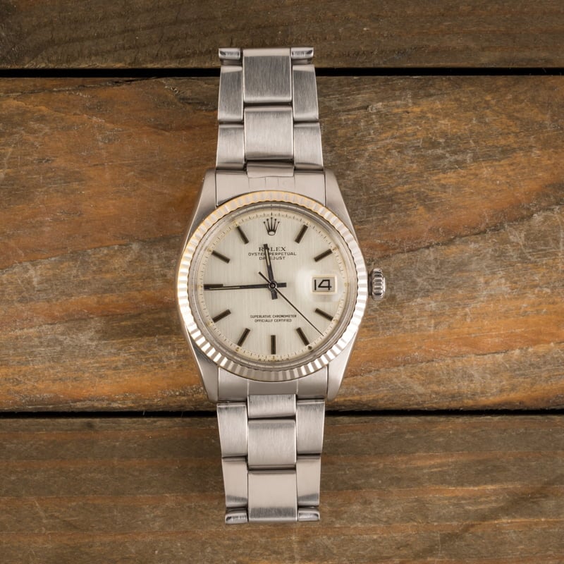 Pre-Owned Rolex Datejust 1601 Silver Dial