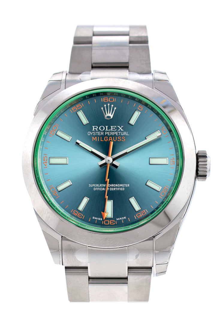 Milgauss Blue Dial Stainless Steel Men's Watch 116400GV.