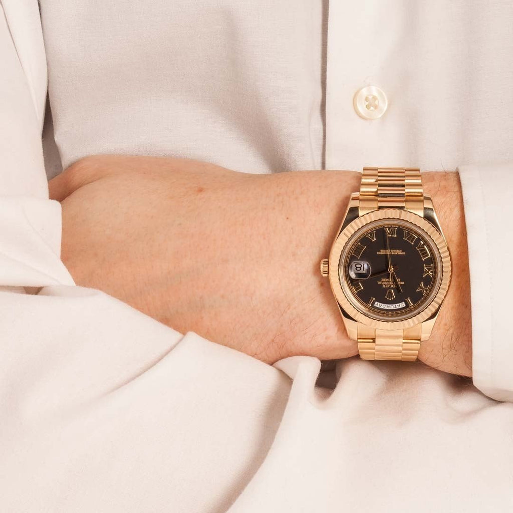 Rolex Day-Date II President 218238 Yellow Gold