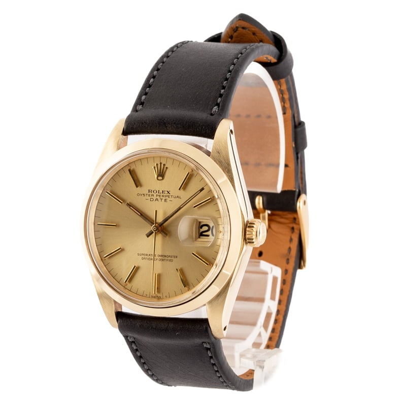 Vintage Rolex Date 1500 Gold