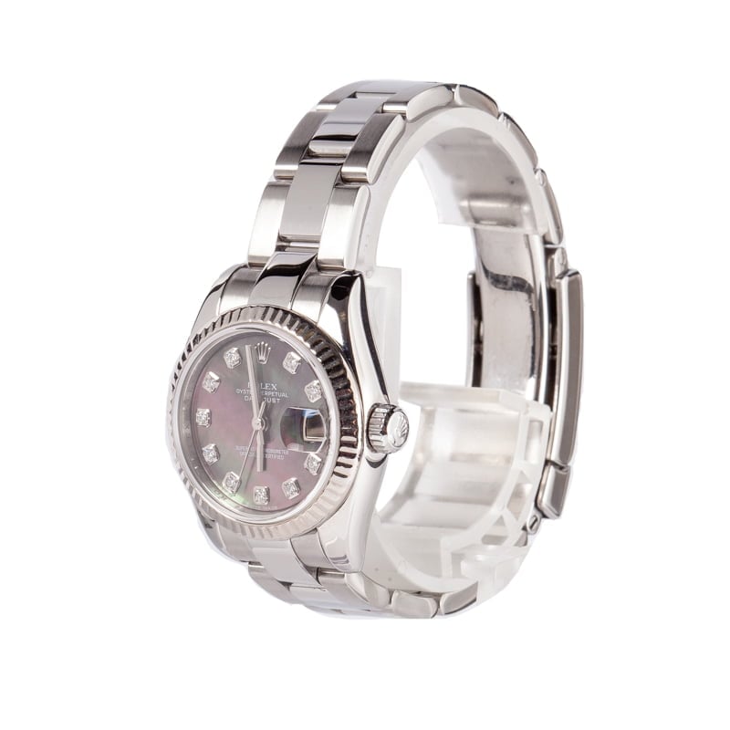 Ladies Rolex Oyster Perpetual 179174 Diamond Dial