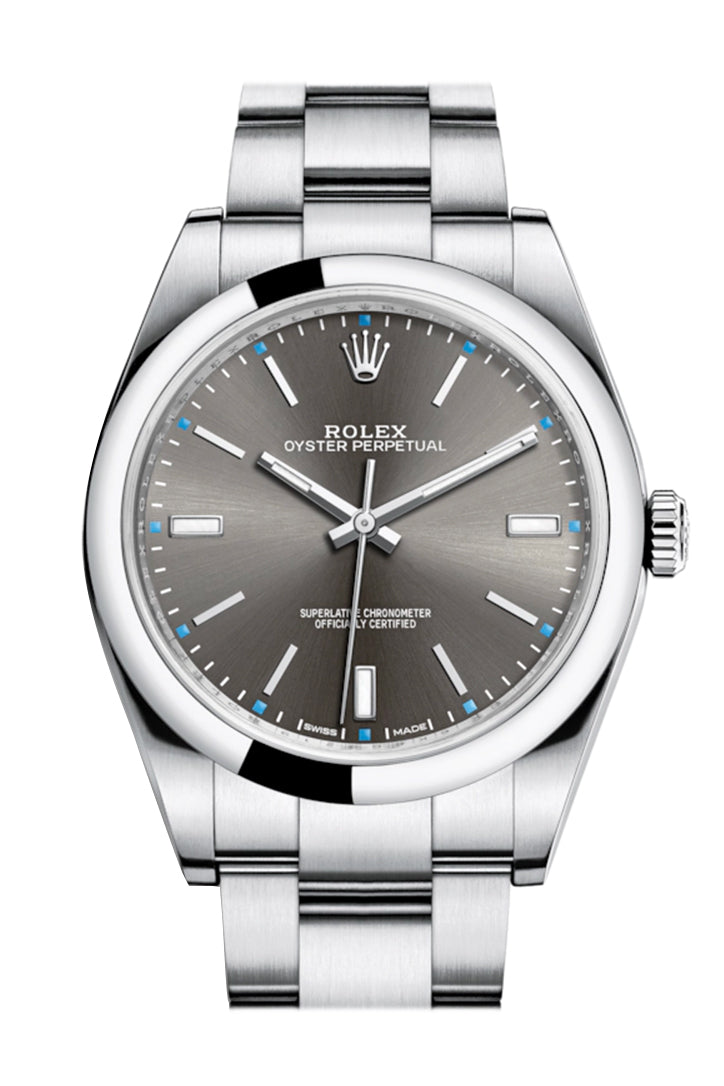 OYSTER PERPETUAL 39 Rhodium Dial Men's Watch 114300.