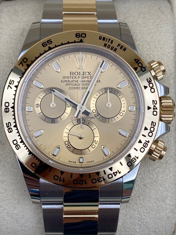 Daytona Two Tone Champagne Dial 116503 Unworn.