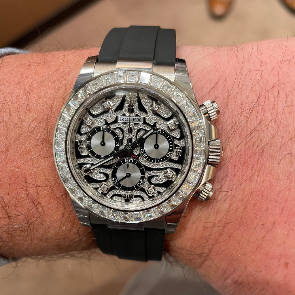 Rolex Daytona 116589TBR "Eye of the Tiger" White Gold UNWORN