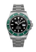 Submariner Stainless Steel Starbucks Black Index Dial Watch.