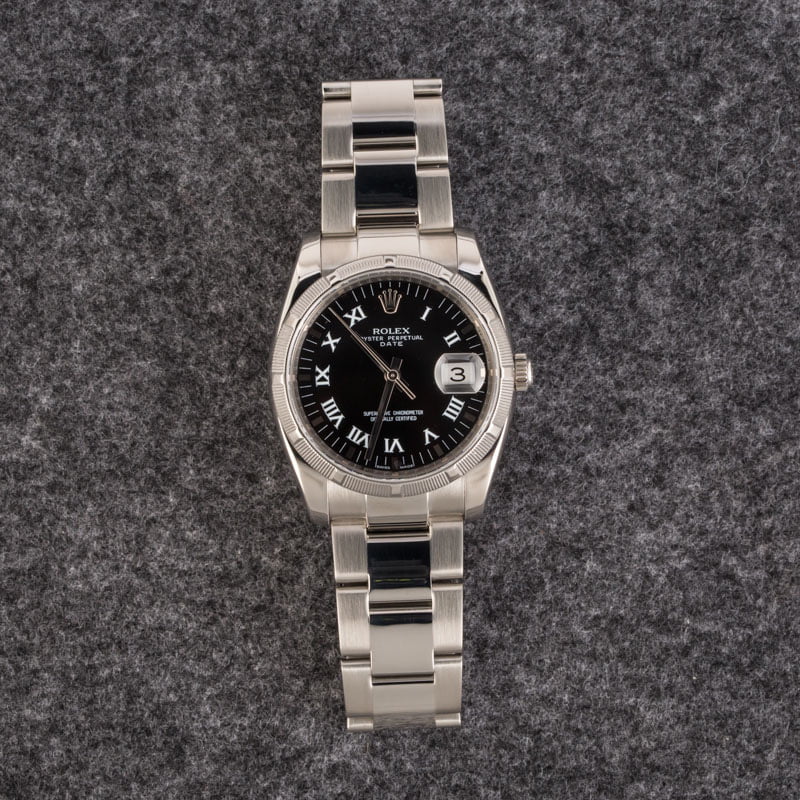 Rolex Date 115234 Black Dial