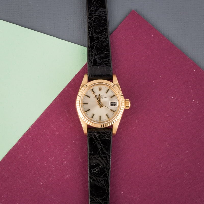 Rolex Ladies Date 6917 Silver Dial