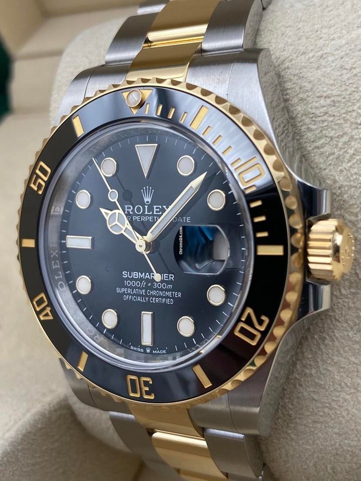 Submariner Date 41mm Black Dial Two Tone 126613LN 2021 Unworn.